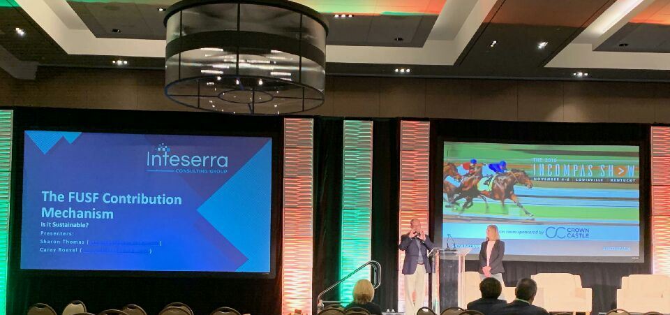 inteserragroup's tweet image. #INCOMPAS19 Thanks for the opportunity to participate in the Policy Workshop on Monday, Nov. 4. Inteserra&apos;s Carey Roesel and Sharon Thomas covered Universal Service Funding! hubs.ly/H0lJFz-0