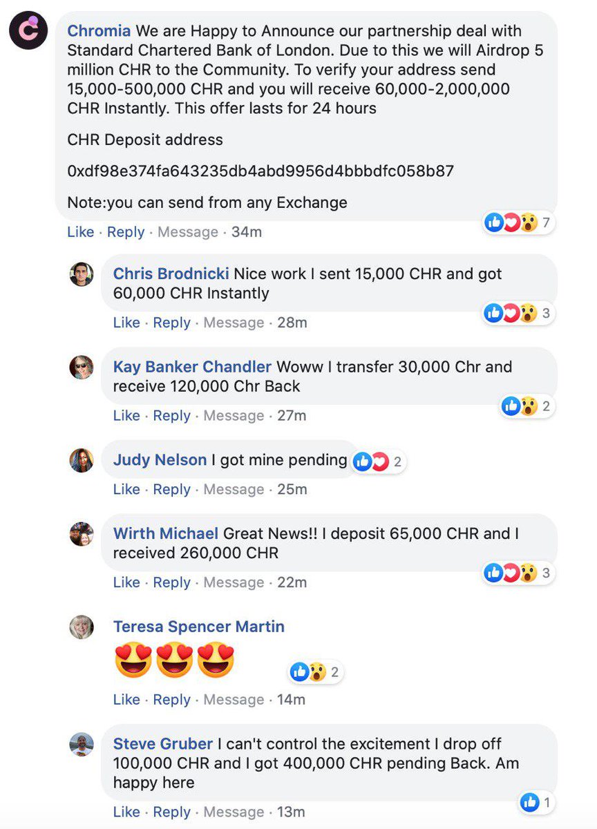 valD313's tweet photo. You know what, scammers don't look for ETH anymore... 🚀🚀🚀🚀

Devs won't do it either soon 

$CHR @teamchromia 

#Blockchain #Relationalblockchain #Dapps #Altcoin #Rell #Postchain #Developers #Decentralised #Database #Scalability #ChrArmy https://t.co/tbdHF9jmU3