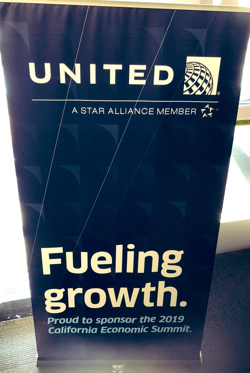 Westcoastmike1's tweet photo. United Airlines partnering/sponsoring the 2019 California Economic Summit @CityofFresno - @united provides superior service to 20 cities within #California and connecting everyone to the world- @weareunited @Jmass29Massey @Auggiie69 @bj_youngerman #winningthelines #WinCA https://t.co/0z0xioz939