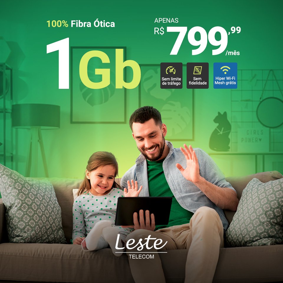 lestetelecom's tweet photo. Você sabia que a Leste lançou um plano de 1GB de velocidade? 😮 Vem pra Leste! 💚⚡🏠
Conheça os novos planos no site: https://t.co/VoDvHIiXuF
Baixe nosso APP: https://t.co/DXPB8wDva9
#Planos2020 #NovosPlanos #LesteTelecom #1GIGA #VemPraLeste https://t.co/LppWix4lC2