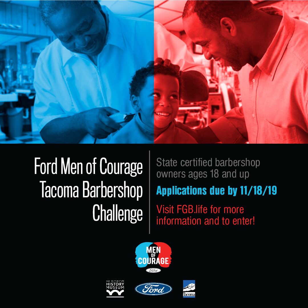 KUBE 93.3 Street Team is back in #Tacoma today to spread the word about the Ford #MenOfCourage Barbershop Challenge! We’ll be at Upper Level Cut Lounge 11am-12pm & Untouchable Cuts 1pm-2pm. Tell your #TacomaBarber Shop to compete for $10,000 + a chance to enhance your community!