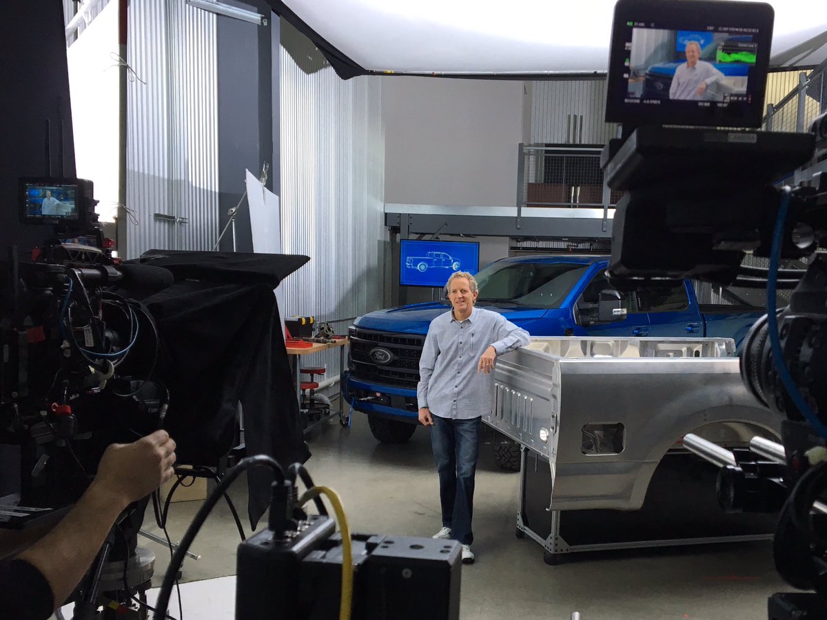 Back in Michigan shooting some #TruthAboutTrucks updates for <a href="/FordTrucks/">Ford Trucks</a>. Glad to be shooting inside, as it was a balmy 26 degrees when I left the hotel this morning!❄️