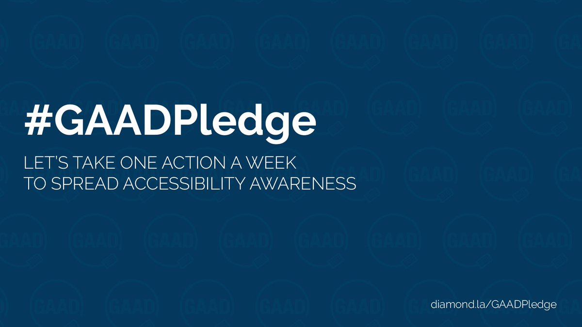 CTOMixers's tweet photo. Be a part of positive change by joining Diamond in the #GAADPledge today.
https://t.co/ZfS31a5F99
#GAAD #a11y #accessibility https://t.co/dxW33QiUXv