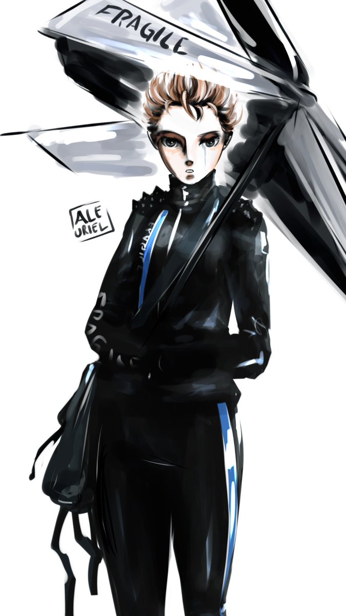 aleuriel_didi's tweet image. Fragile (HANDLED WITH LOVE) #illustration #DeathStranding #fragiledeathstranding #cyberpunk #fanart @KojiPro2015 @Kojima_Hideo