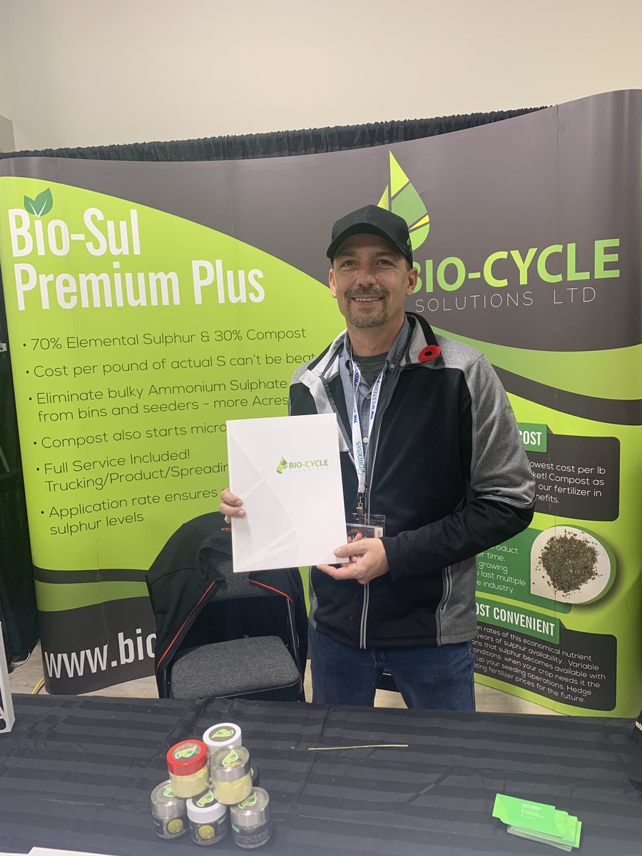 We came. We saw. We chatted #biosul. Thanks for visiting us at #AgriTrade19. We're here at booth 469 until 5 p.m. today and ready to share our #sustainablesolution with you. #Agritrade19