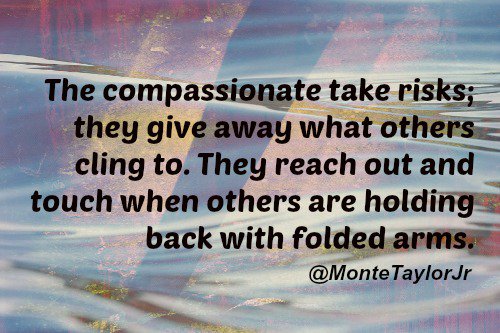 MonteTaylorJr's tweet photo. The #compassionate. https://t.co/5XYNOaHZ8p
