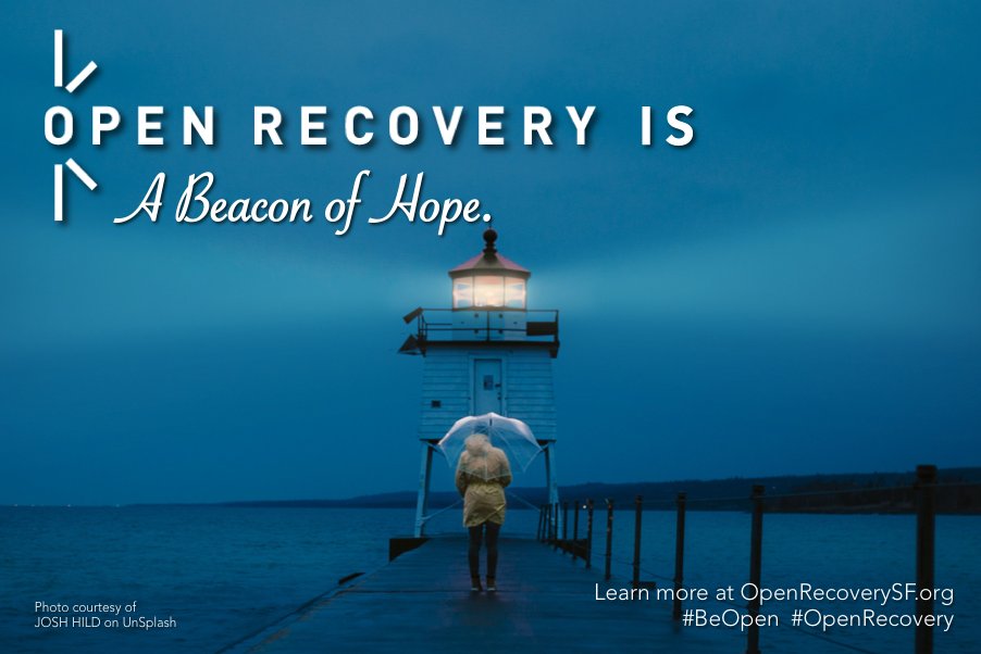 OpenRecovery's tweet image. By being OPEN about your RECOVERY and all of the good things it has brought into your life, you become a BEACON OF HOPE to so many others. Join the OPEN RECOVERY movement and help end the stigma surrounding addiction &amp;amp; recovery. MORE at  buff.ly/2mJtNSw  #openrecovery