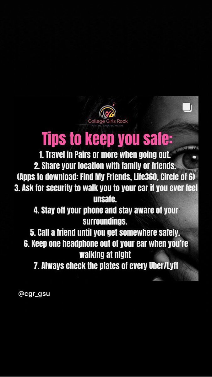 WanderLustKels's tweet photo. If you live, work, or go to school in ATL or the surrounding metro areas be safe. Be aware. Share your location. Take your head phones out. Travel in packs. #atlanta #atl #gsu #cau #spellhouse #ksu #csu #statenotsouthern #claytonnotcolumbus #gatech #uwg https://t.co/pSW8AhhcGV