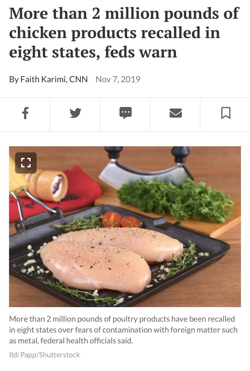 DJPAULKOM's tweet photo. While People Killin Over The Chicken Sandwich, The Chicken Decided To Do A Lil Killing Aswell! #ChickenRecall #Contaminated 🤦🏽♂️🤦🏽♂️🤦🏽♂️ #pescatarian https://t.co/DfioI8Ho0J