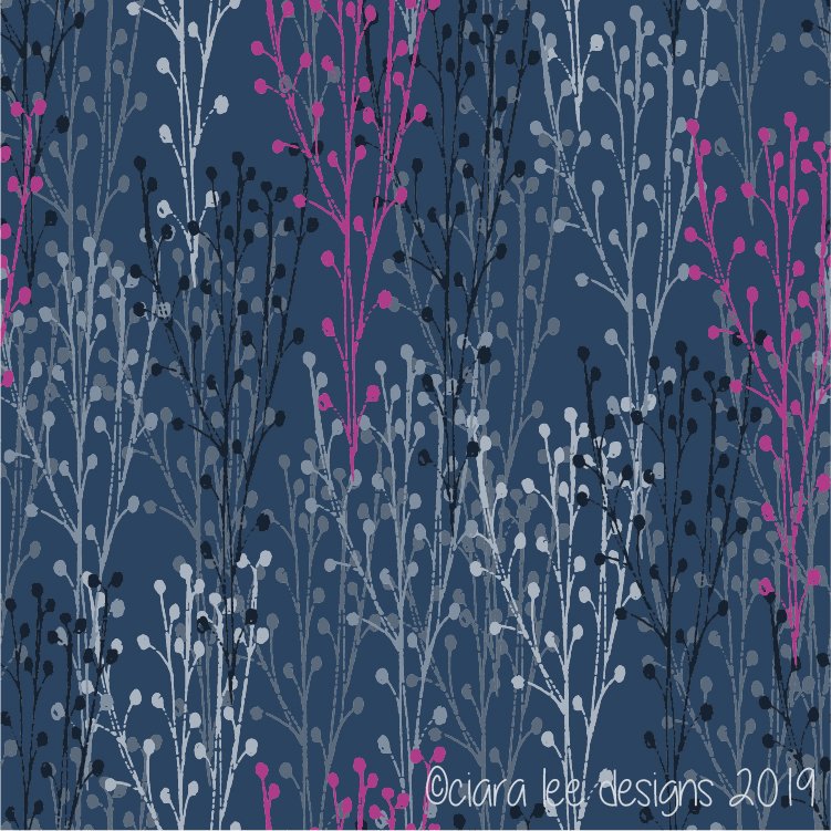 ciaragriffinlee's tweet photo. One simple hand-drawn motif layered to make a seamless repeat! 
#surfaceillustration #seamlessrepeat
#makeitindesign #patternobserver #handdrawn #winter #seasonal #festive #microstock https://t.co/GsZsRsSKia