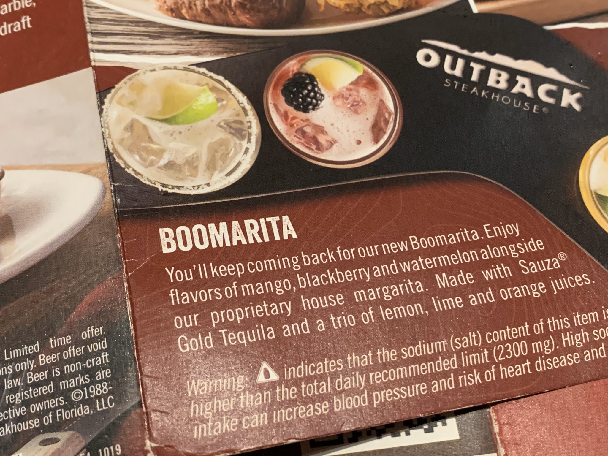 Outback Steakhouse Shark Drink - i8lif7r