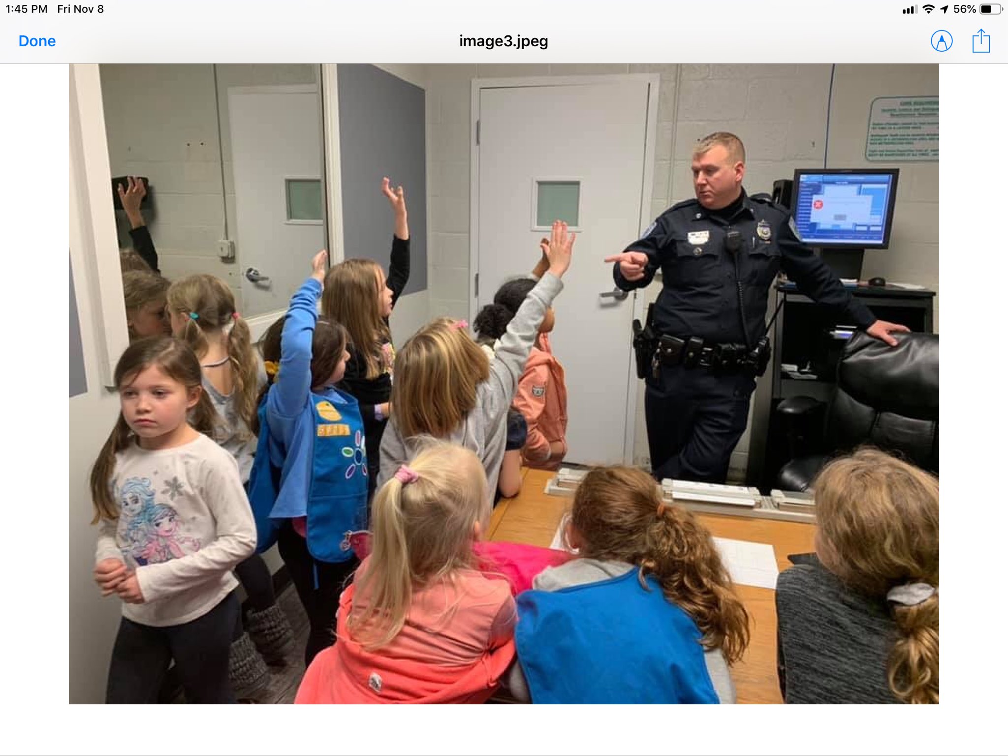 Atkinson Police on Twitter "Off. Melia fielding questions from the