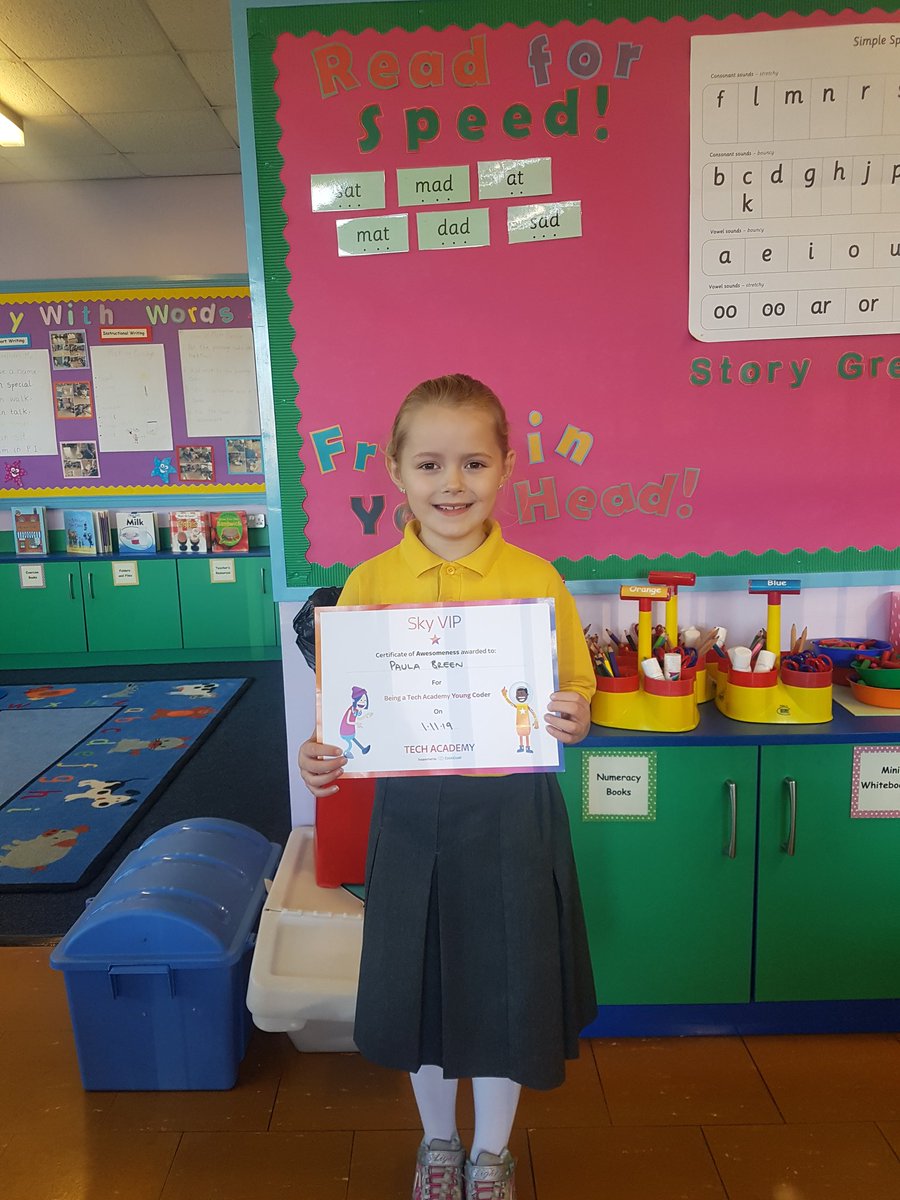 ChristtheKingPS's tweet image. Congratulations to Paula Breen in Year 4 @ChristTheKingP4 @ChristtheKingPS who was awarded a certificate of Awesomeness for being a Tech Acadamy Young Coder ..an ICT superstar ...well done  #youngcoder #coding