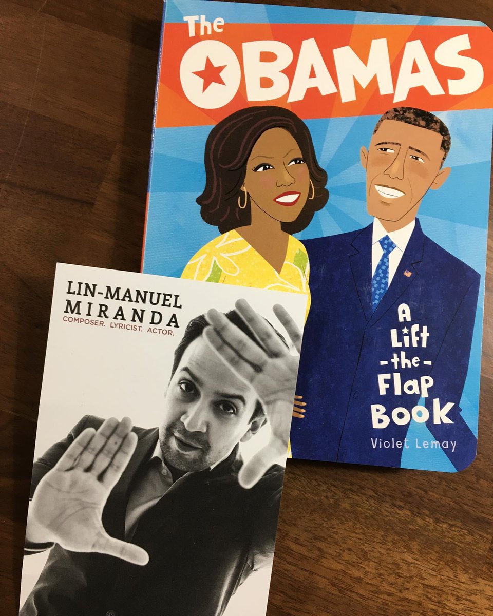 The amazing <a href="/Lin_Manuel/">Lin-Manuel Miranda</a> sent a lovely note to <a href="/duopress/">duopress</a> about "The Obamas: A Lift-the-Flap Book." Thank you, Lin-Manuel!