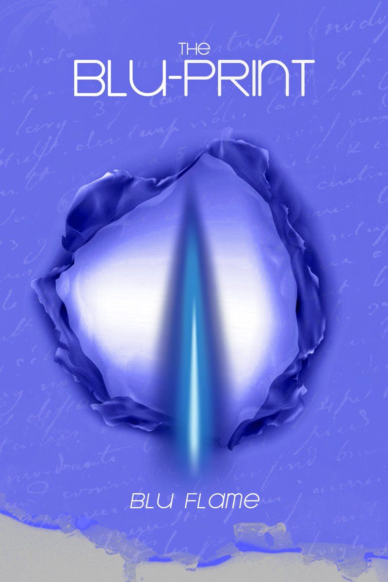 Introducing The Blu-Print (a book of poetry)! S/O to <a href="/only1moebrook/">#MoesArt</a> for the cover art. Look for it to be available Nov. 21st. #bluflame #thebluprint #bluflamepoet #bluflamepoetry #moesart #poetry #poet #poems