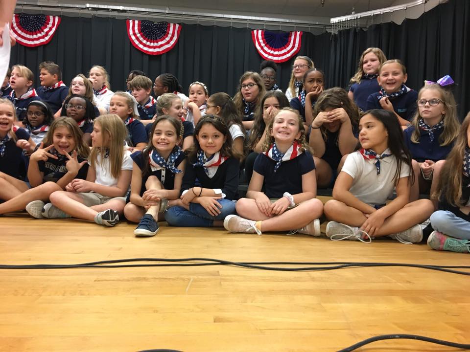 More scenes from our schools' #VeteransDay ceremonies.
