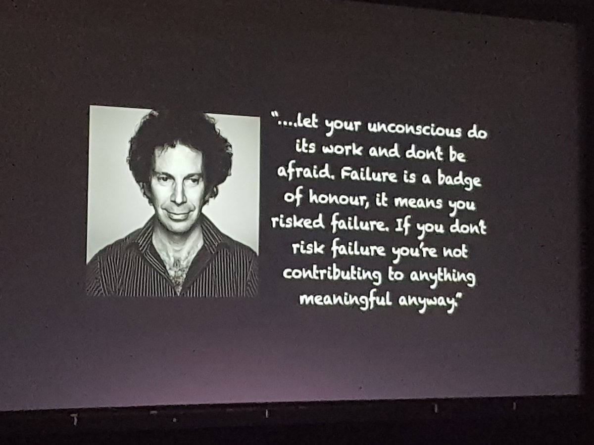 Martha Goddard's mantra behind the #creative process in #filmmaking #ATOMQLD2019 - Charlie Kaufmann