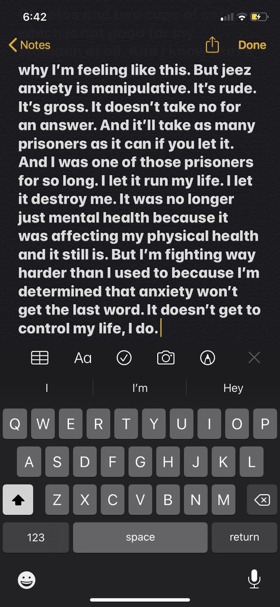 ckeyser_55's tweet photo. For anyone struggling right now and in need of some encouragement. Anxiety doesn’t get the last word, you do. https://t.co/kZJUXDby5O
