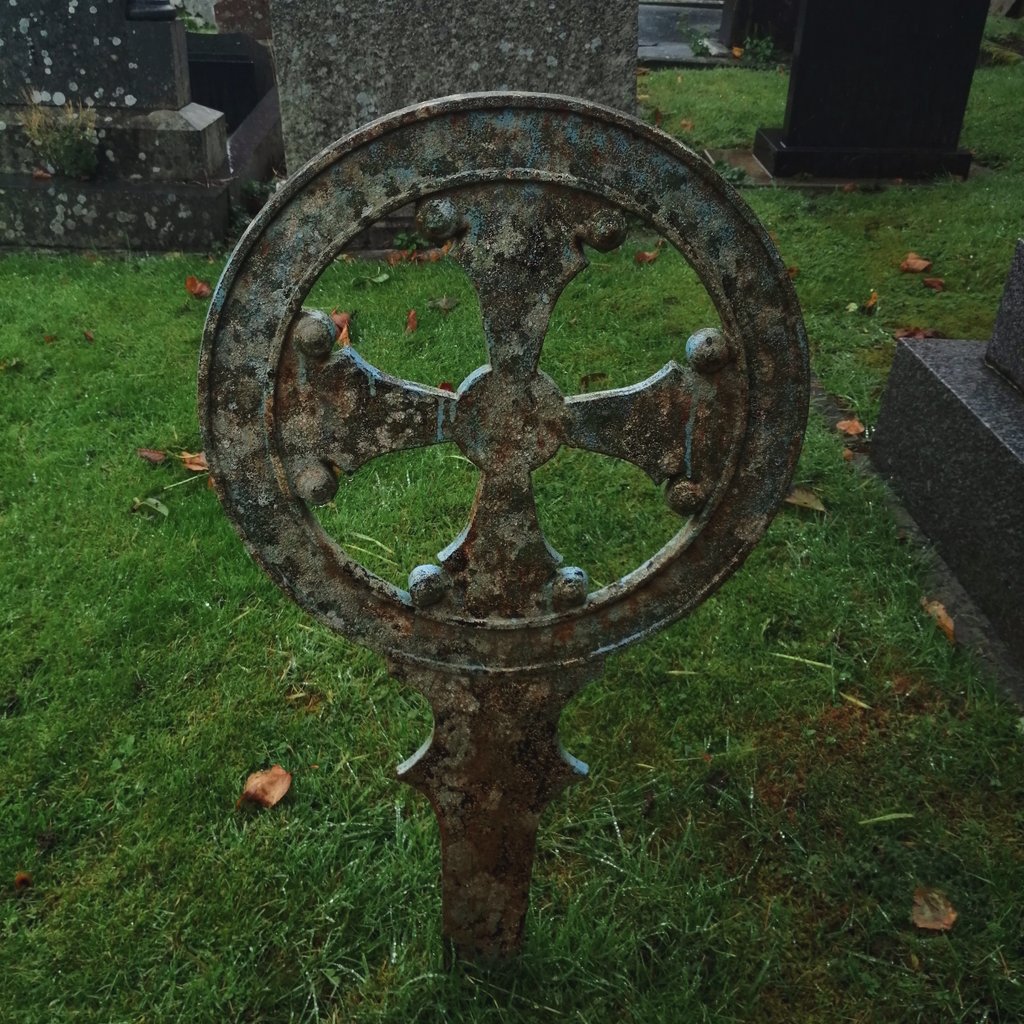 An example of a pauper/low income gravemarker at Llanhamlach Parish Church.  #Wales  #History