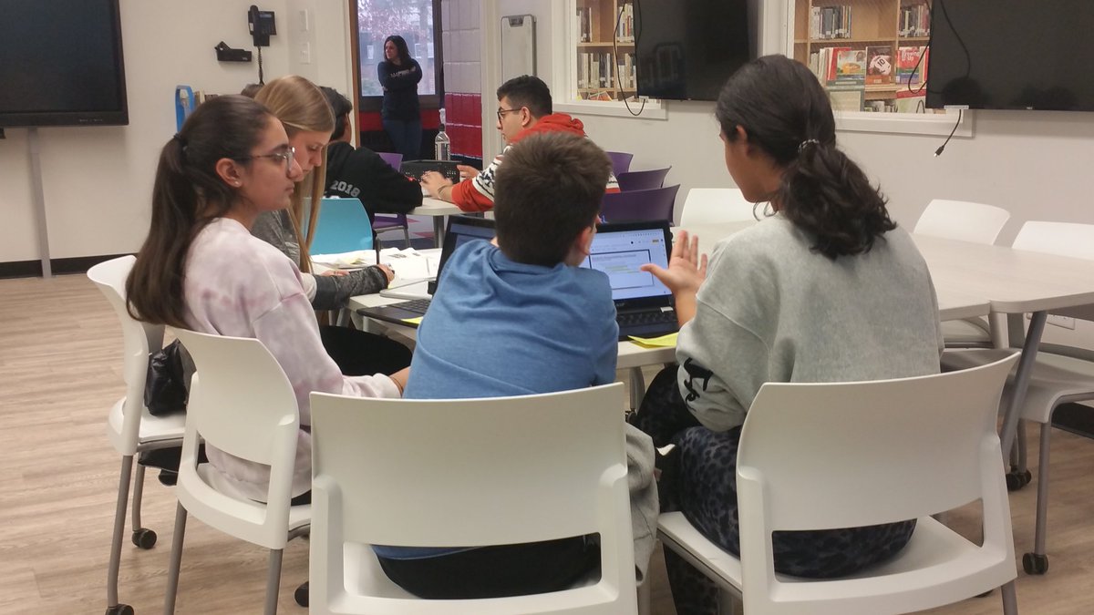 Our high school and middle school #wearesyosset students are working through the Code of Conduct and #restorative practices. #HackingSchoolDiscipline #teamwork #KidsDeserveIt #growthmindset #sel #wholechild @jdurante8 <a href="/SyoMrSteinberg/">David Steinberg</a>