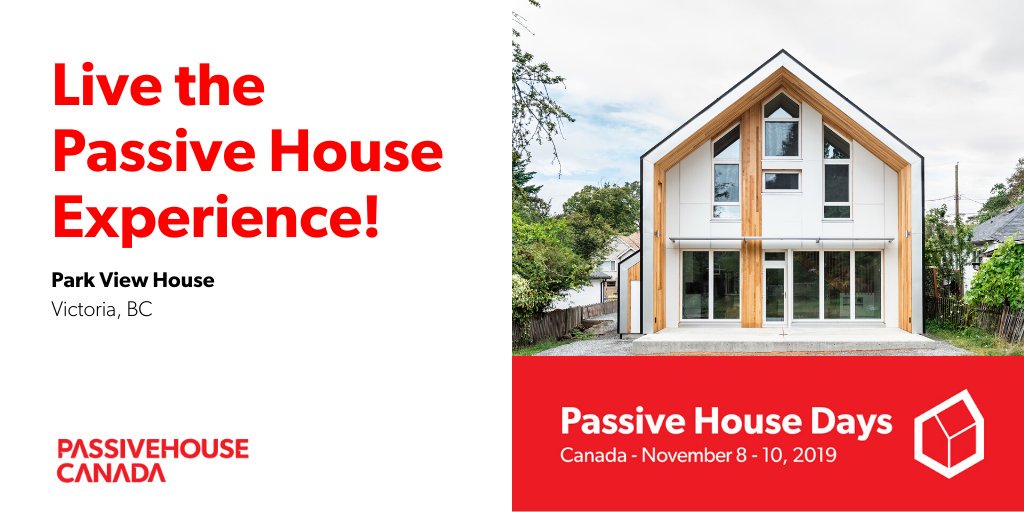 WaymarkArch's tweet image. Ever wanted to know what it feels like inside a Passive House? Come join us for #PHCdays2019 ! The Park View house at 1135 Rock St is open from 11-2 on Sunday! Waymark folks as well as the owners will be there to chat about the project  
@PassiveHouseCan