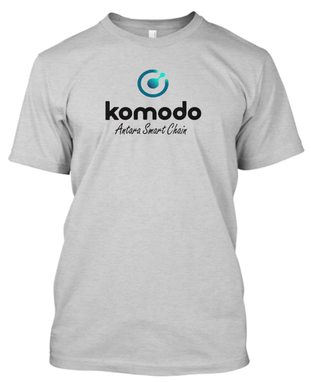 CuzznDread's tweet photo. “Komodo Antara" t-shirt
The Built On Blockchain Shop
#TheBOBshop @KomodoPlatform
#PayWithCrypto #NIXmarketplace
$KMD $NIX $BTC $LTC $BEAM $CLO $BLOCK ++
https://t.co/CVtOZnZkiM
#Komodo $KMD #Antara #Blockchain #AtomicDX #CryptoMerch https://t.co/9uoRq0M7Rv