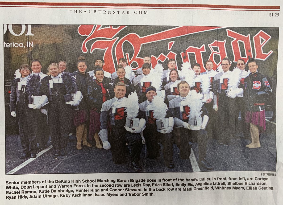 DeKalbHS's tweet photo. We couldn’t agree more with Mrs. Lank.  Our Baron Brigade students are pretty amazing!  Great job, Barons!  #WeAreDeKalb  @kpcnews https://t.co/6CwnYu4O5P