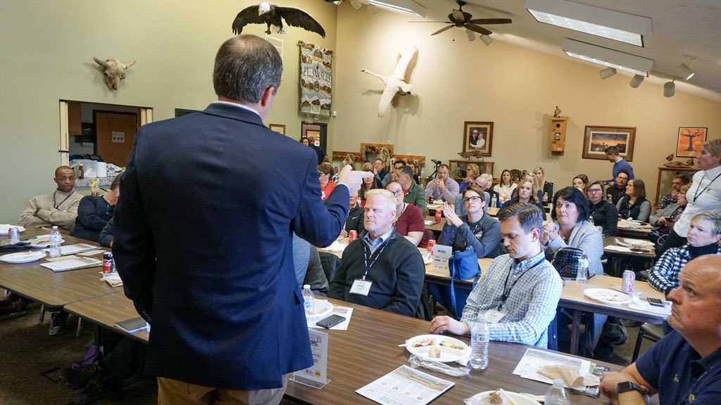 LeadershipIowa's tweet photo. “The story of Iowa is one of value added agriculture.” Iowa Secretary of Ag Mike Naig closes our session with a comprehensive view of our state’s initiatives. #LI38 #ag https://t.co/LaFN8lI2cL