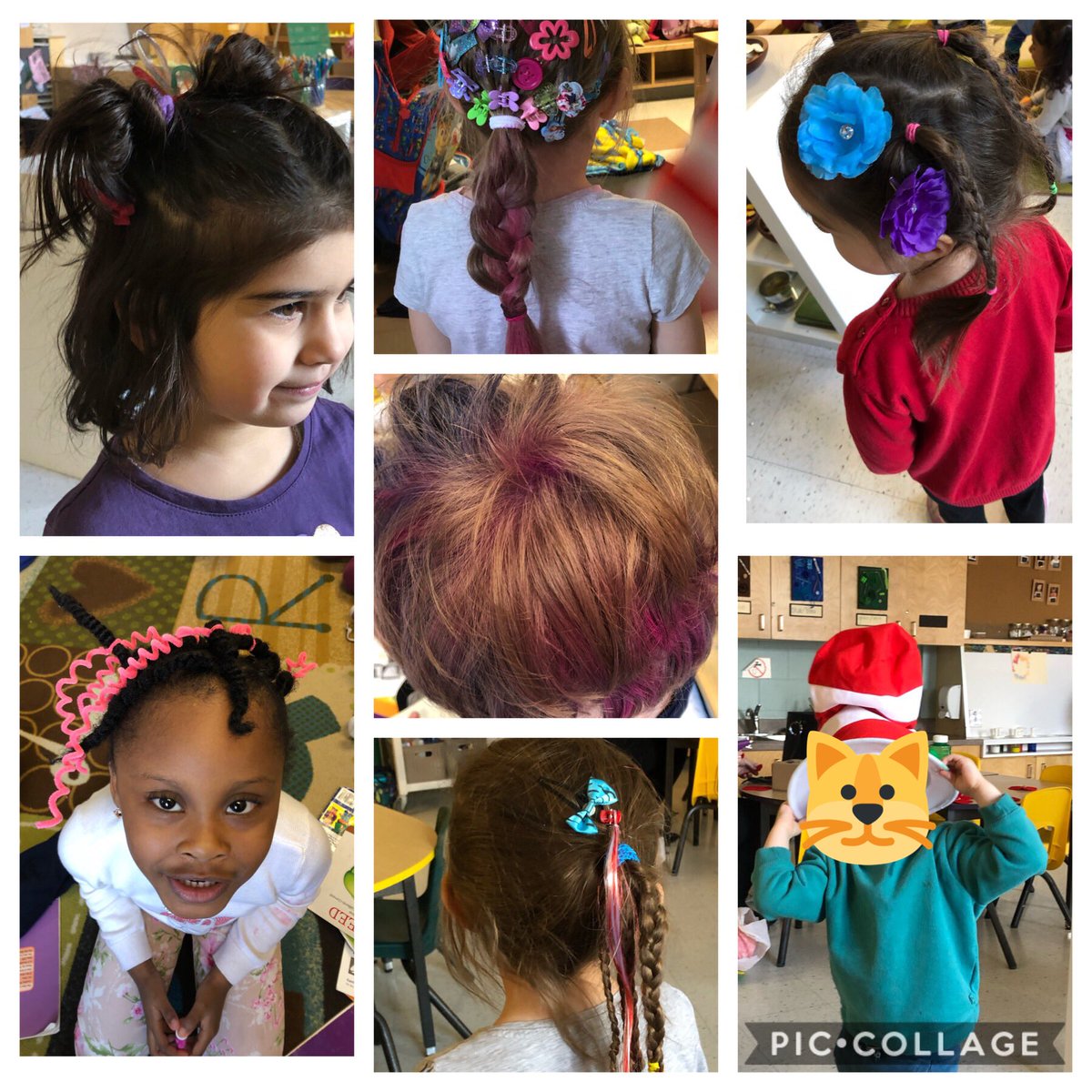 msattwellocsb's tweet photo. Just a small sample of our Crazy Hair for our #UnitedWayOttawa fundraiser! #ocsbLight we raised $131 as a school! #Proud2BHC @HolyCrossOCSB https://t.co/g6csE52eR2