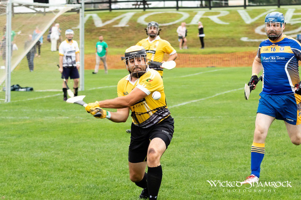Flashback - USGAA Finals in Leesburg, VA this year. Vince Gullo clearing out the defensive zone for the Pittsburgh Pucas as they win their Quarter Final match against Richmond. #gaa #hurling #italianhurler #pittsburghsports #irish #midwestgaa #gaelicfootball #irishsports #USGAA