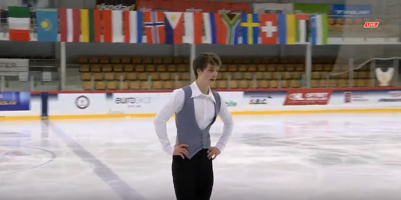 Huriye's tweet photo. #VolvoCup Riga 🇱🇻 Senior Men
FS: https://t.co/BZ14RXf0OY
Overall: https://t.co/U7evE83U44

Graham Newberry 🇬🇧 dropped to 9th, but did do 2 clean 3A in this competition, one in SP, one in FS. https://t.co/Pu6FlcGUzU