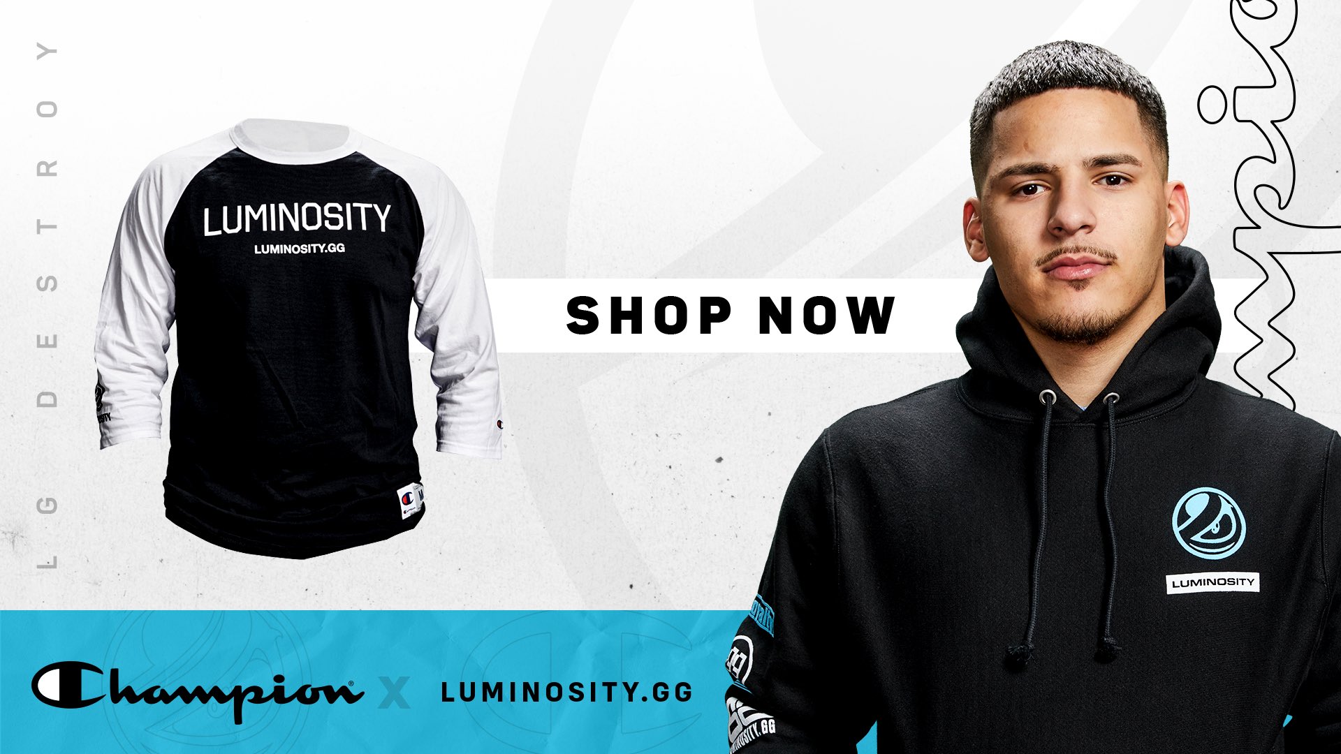 Destroy on X Yo Hot Drop Luminosity x ChampionUSA Hoodies are now available Go cop some dope gear Buy Now https t 5eSZrOV4OE https t Yu2jYTOuE2 X