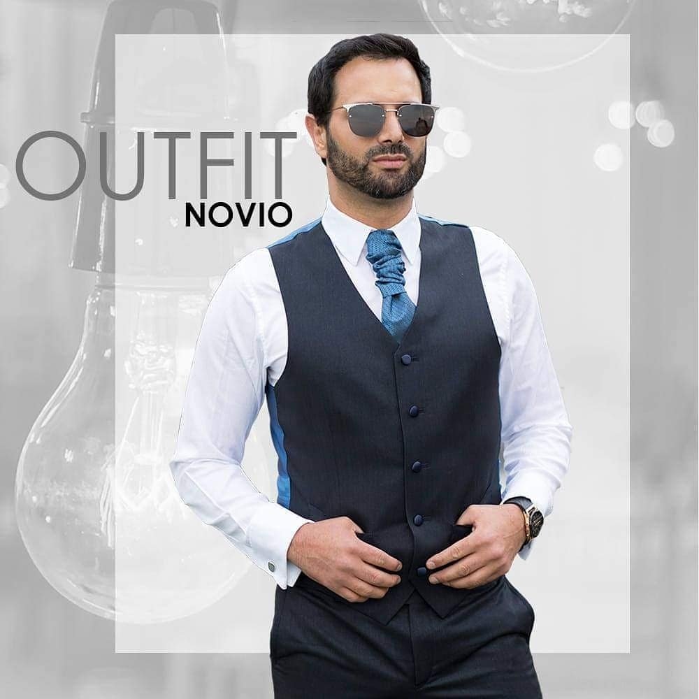 giovannilopezco's tweet photo. Las nuevas tendencias para la moda nupcial masculina incluye tonos elegantes y sofisticados como el azul y el uso de complementos acordes al estilo del traje. #Diseñatuoutfit #NoviosBogota #weddings #novios #Smoking #Giolopez https://t.co/65mFjhEt4M