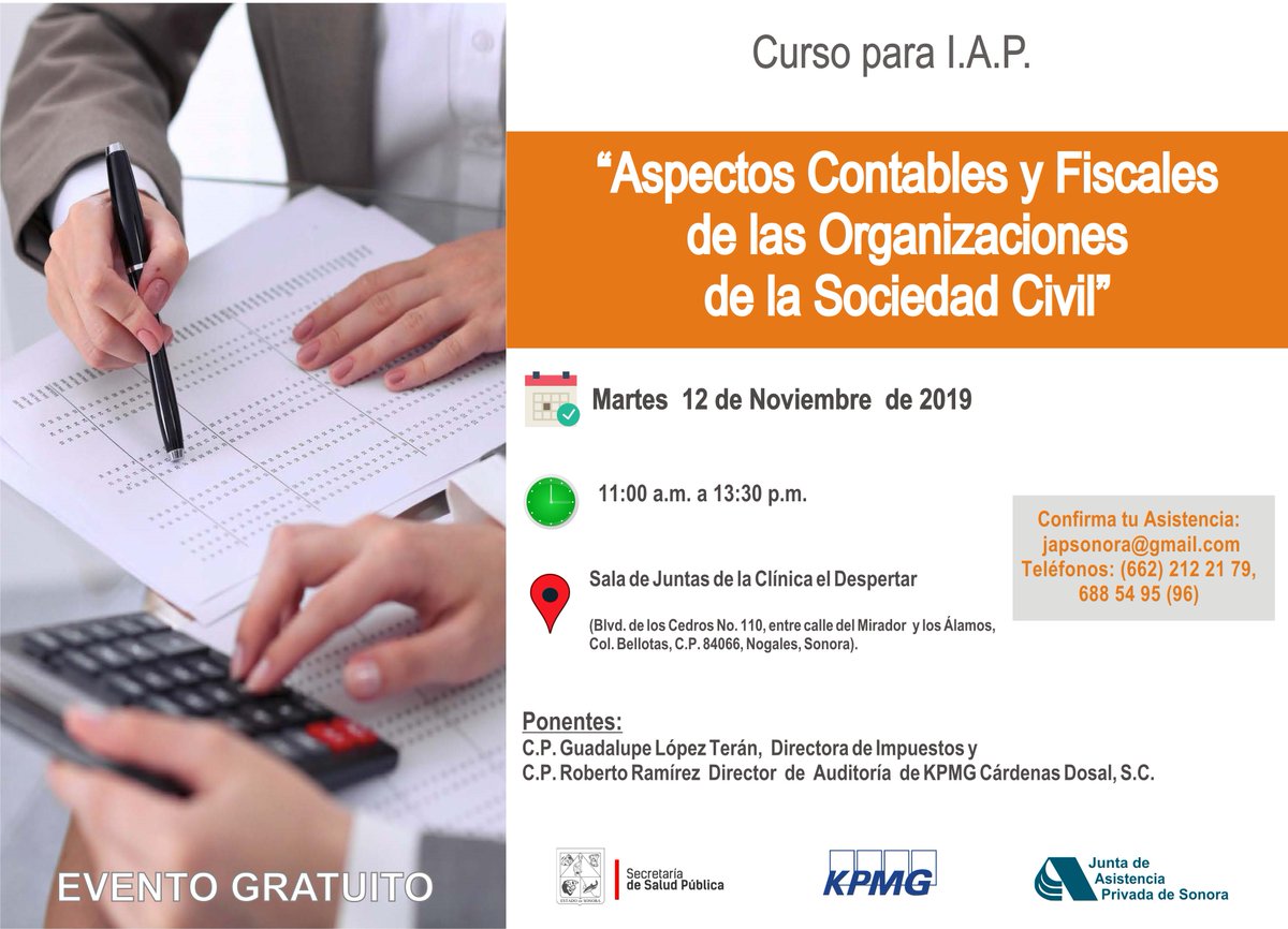 ¡Atención!

Abrimos espacios para Asociaciones Civiles y Contadores interesados en el tema.

Cerramos inscripciones el lunes 11 de noviembre.

Aprovecha esta excelente oportunidad.