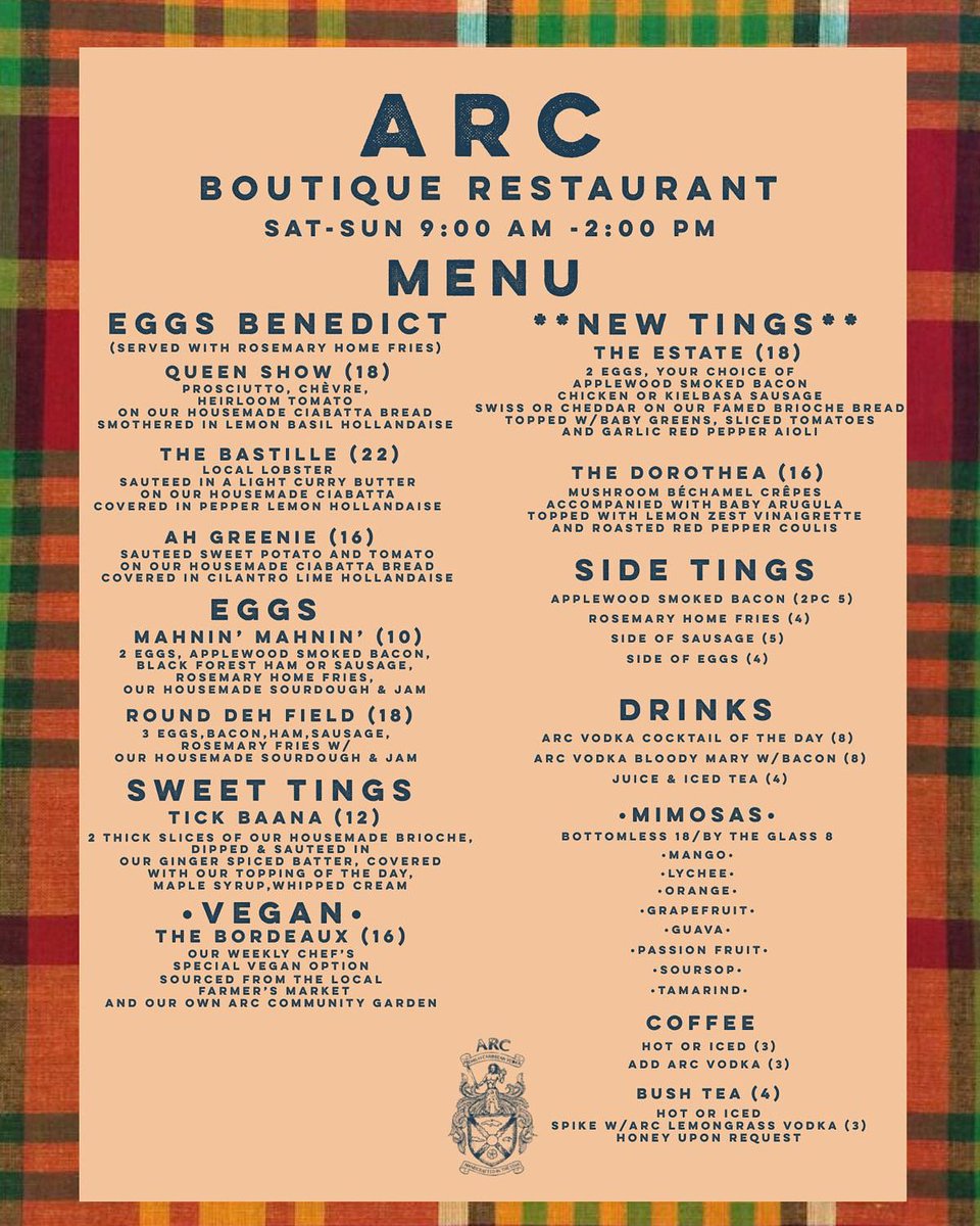Brunch in Charlotte Amalie by ARC 🥂

Make your reservation for this weekend's brunch ⭐⭐⭐ tinyurl.com/y57zc2tg 
#usvi #brunch #virginislands #caribbean