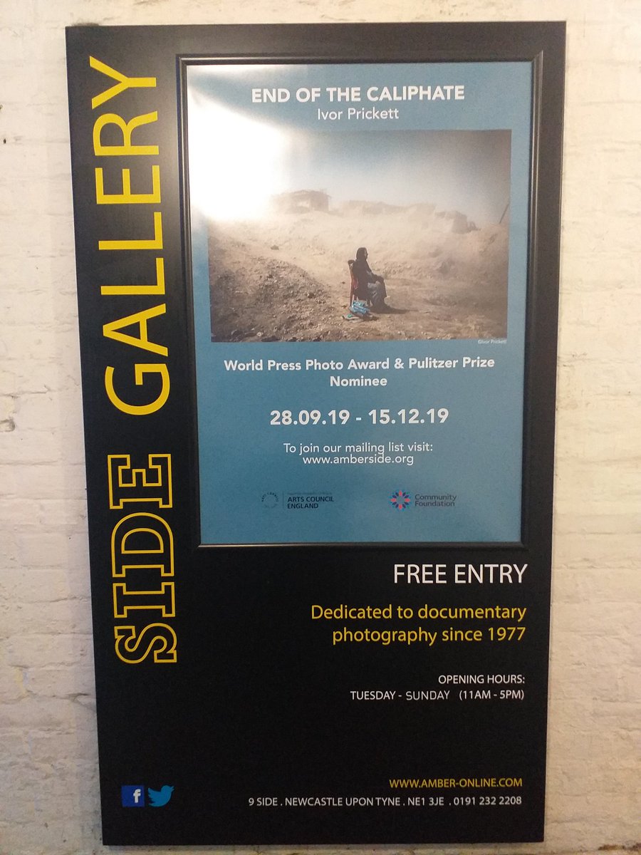 PycroftChloe's tweet photo. Unplanned visit to @SideGallery but glad I caught this exhibition. A very real reminder of the effects of war. @ivorprickett #mghexplore #documentaryphotography https://t.co/2UcinHcGqF