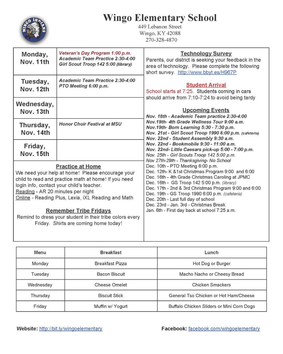 Wingo Elementary School tweet media