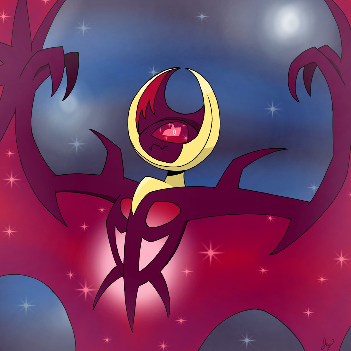 UB Report: Lunala Shiny by Atlas-Divide on DeviantArt