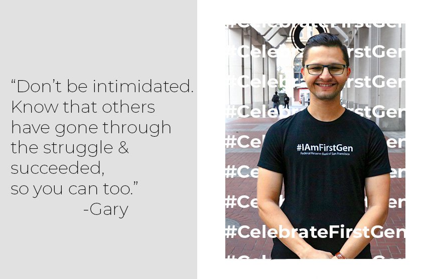 sffed's tweet image. Being #FirstGenStrong "means appreciating those that have helped me succeed &amp;amp; paying it forward. Don't be intimidated. Know that others have gone through the struggle &amp;amp; succeeded, so you can too.” –Gary #CelebrateFirstGen #FirstGenProud