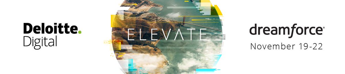 Home stretch to #DF19! #deloittedigital hosting 2 recruiting events in San Fran week of #DF19. DM for details Note: do not need to attend #DF19 to attend our events.  
Breakfast, Tues Nov 19, 830-1030am
Cocktail Party, Wed Nov 20, 6-8pm
#recruiting #salesforce #architects