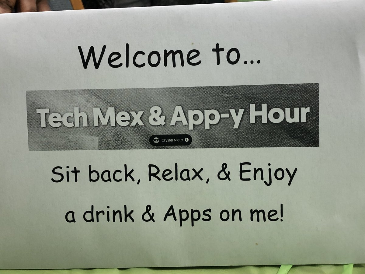 HolmesBooneAP's tweet photo. Boone PLC: Tech Mex &amp; App-y Hour https://t.co/RYI56OiTuc
