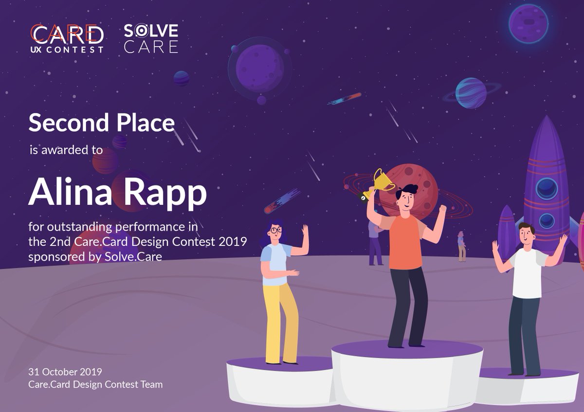 alinarpp's tweet image. Extremely excited to share my new experience of participating in Care.Card UX contest 2019 this fall!😊