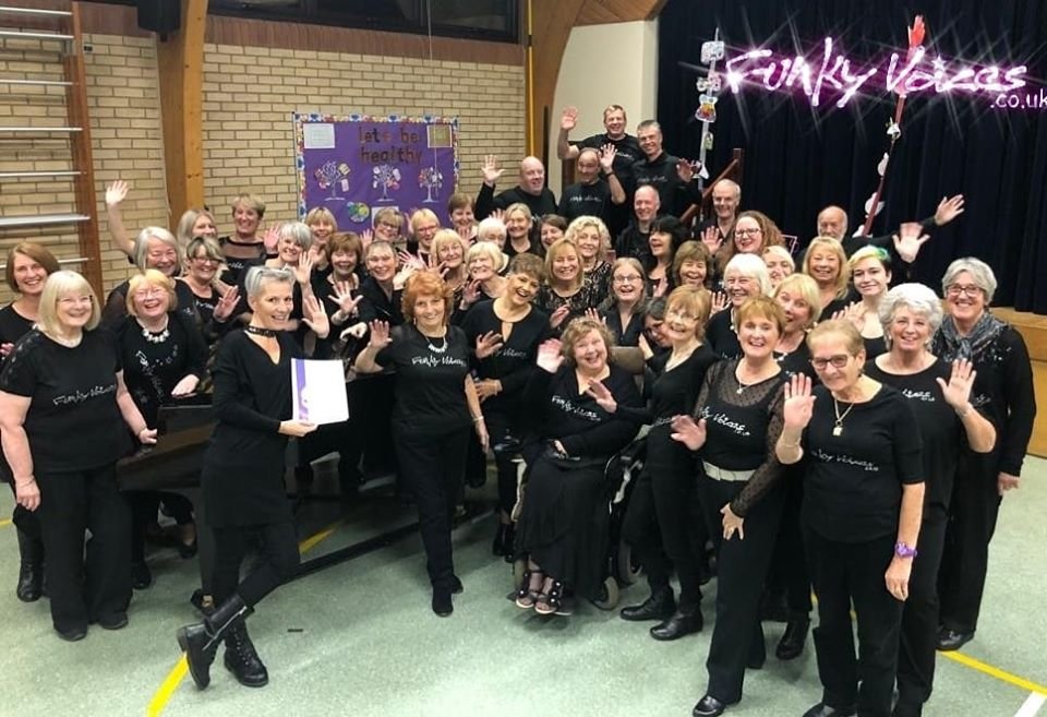 Lots of smiling faces because tonight we were awarded a distinction at the #Chelmsford #choir competition! 😊

Well done, funkies! 
#teamwork #feelgoodfriday #FridayFeeling