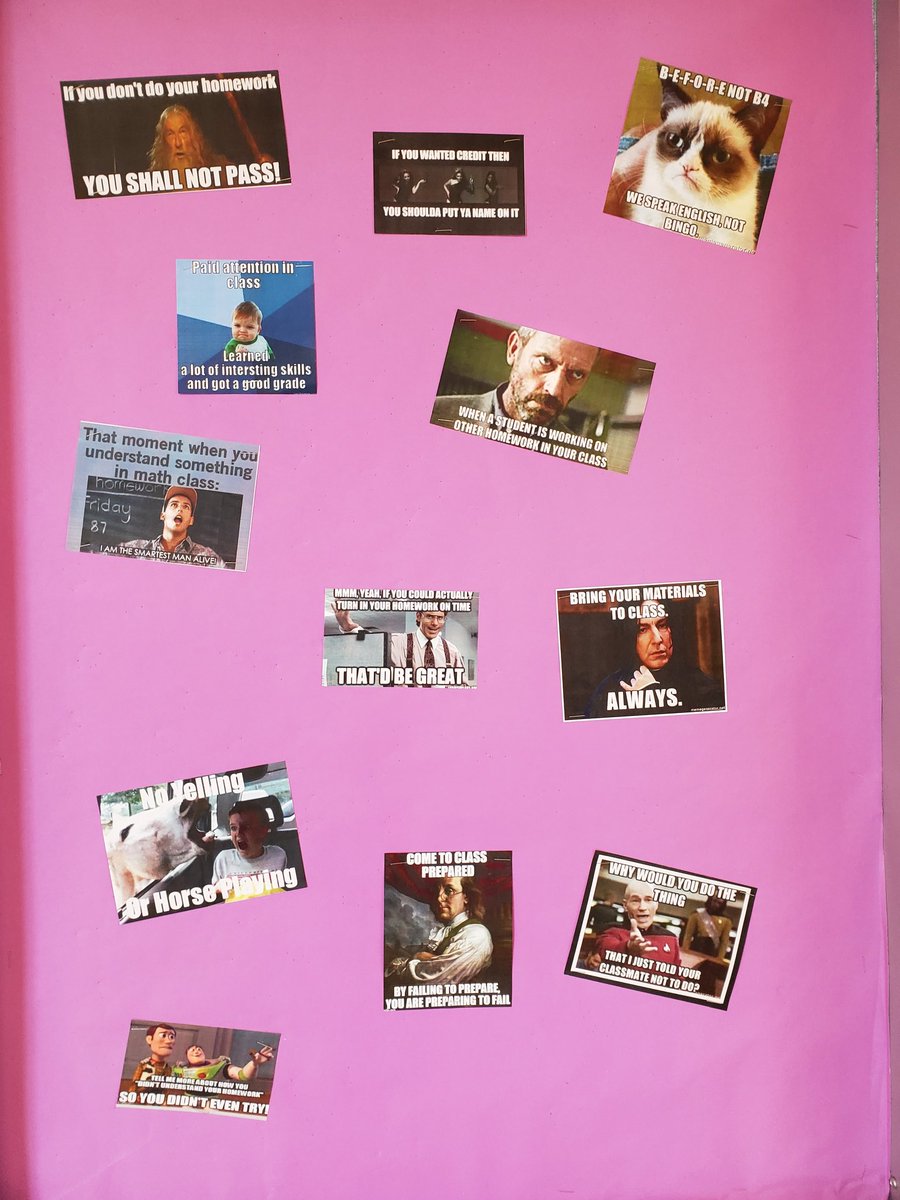 MMS8thGradeTeam's tweet photo. Things to re"meme"ber! #mms118life https://t.co/VShUbSeWvK