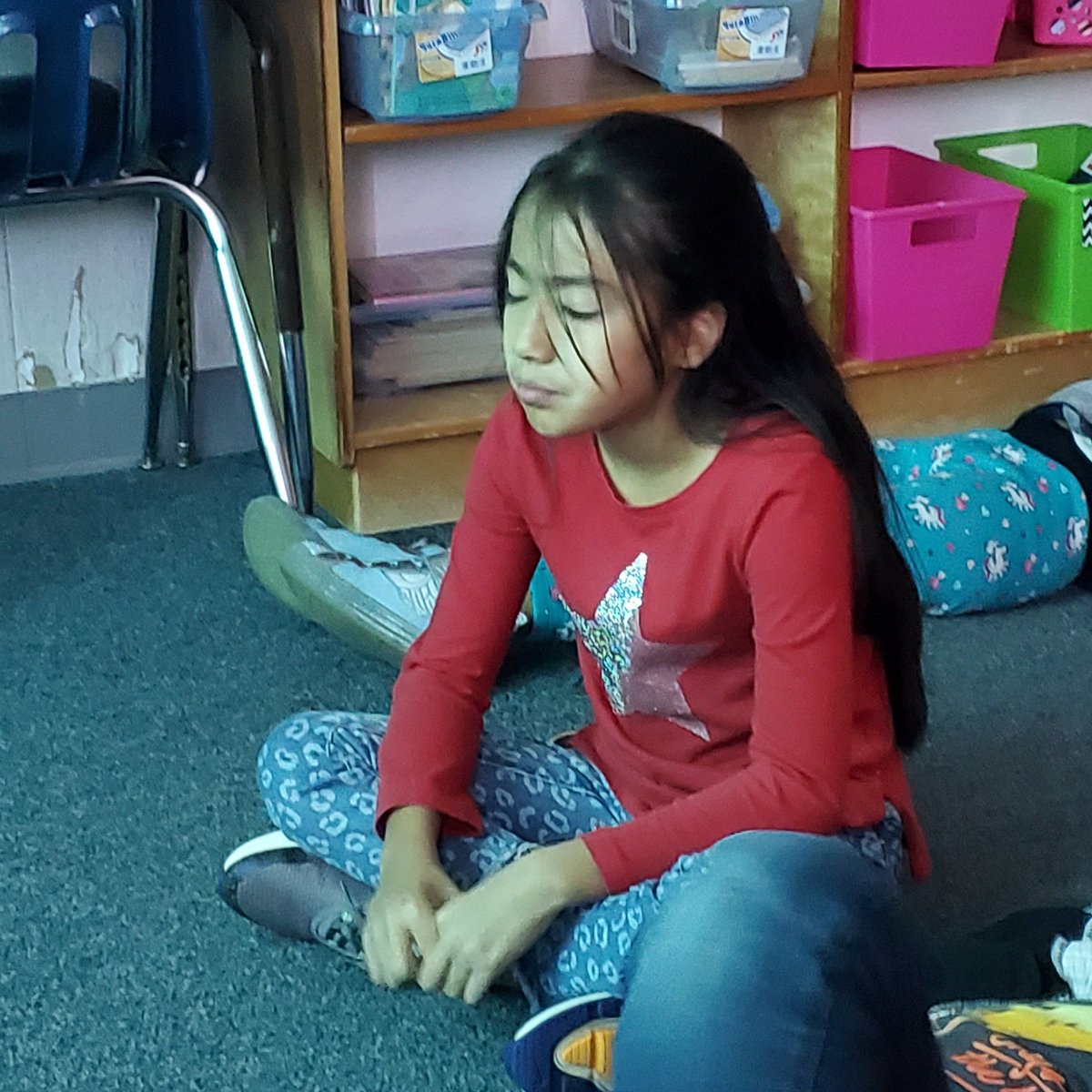 MrsFitz3rd's tweet image. We ended the week with some mindfulness and deep breathing. #relaxation #guidedmeditation