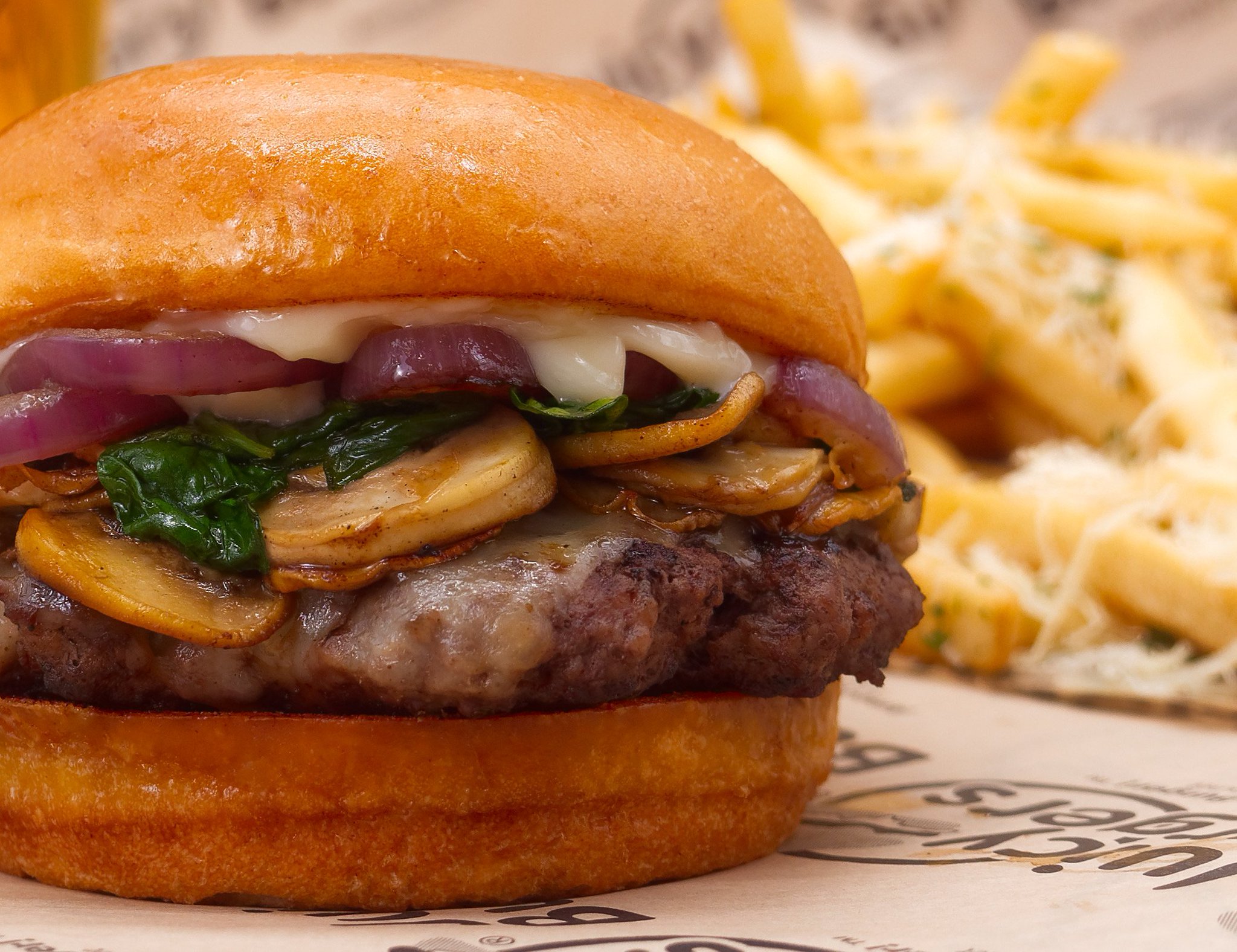 Juicy Burgers on Twitter "Our Juicy Spinach Burger includes Grilled