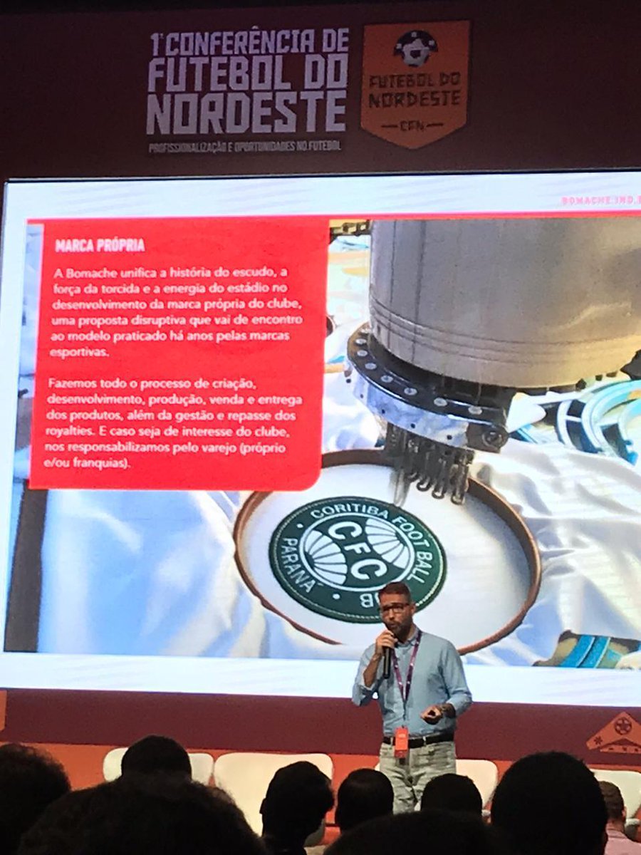 Hoje estivemos no <a href="/confutnordeste/">Confut Nordeste</a> falando sobre nossa trajetória e como a Marca Própria tem revolucionado o mercado esportivo.
Foi uma troca muito enriquecedora pros participantes e especialmente para nós!
#Bomache #EspecialistaEmMaterialEsportivo #MarcaPrópria #ConfutNordeste