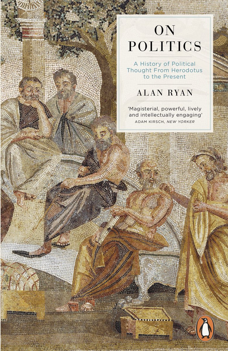 (2/4) If we take a Philosophical turn and get very serious:Ryan is one of my very favorite books, a history of political philosophy - warning >1000 pages.Kymlicka is an excellent modern academic treatment - warning VERY hard.