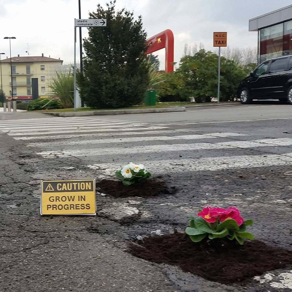 MatteoCursio's tweet photo. @welikeduel @leonardoparata A Maranello le buche le segnaliamo così https://t.co/UzpoNVRGUi