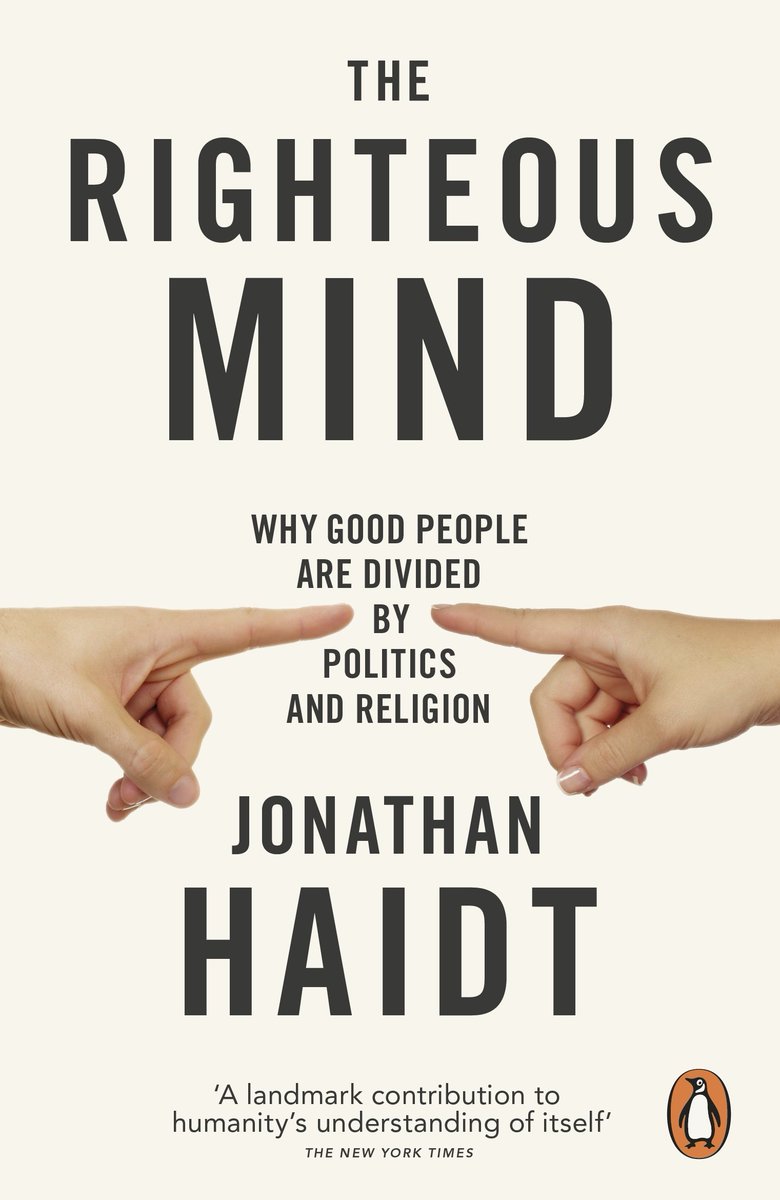 (4/4) But there are other ways to look at politics, and these books are both crackers.Haidt you are probably familiar with, tackling the issue from the perspective of Moral Psychology.Seabright takes a look at the nature of civilization from an Economic perspective.
